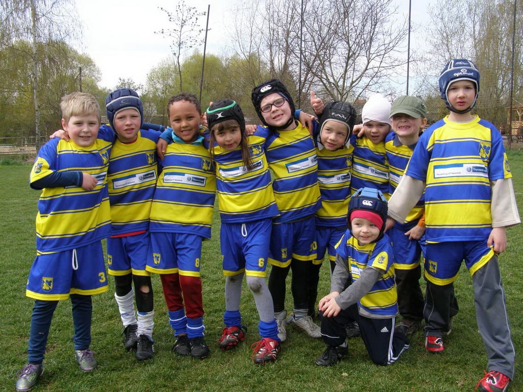 Ragby tým v dresech Bison Sportswear