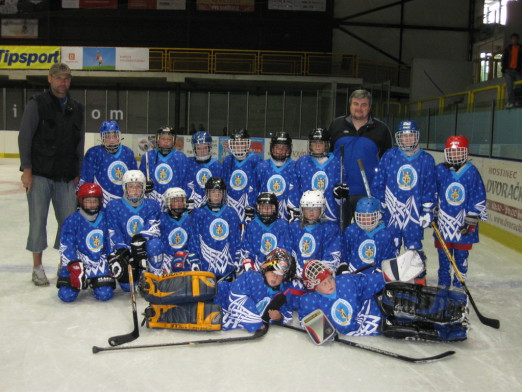 Hokejový tým v dresech Bison Sportswear