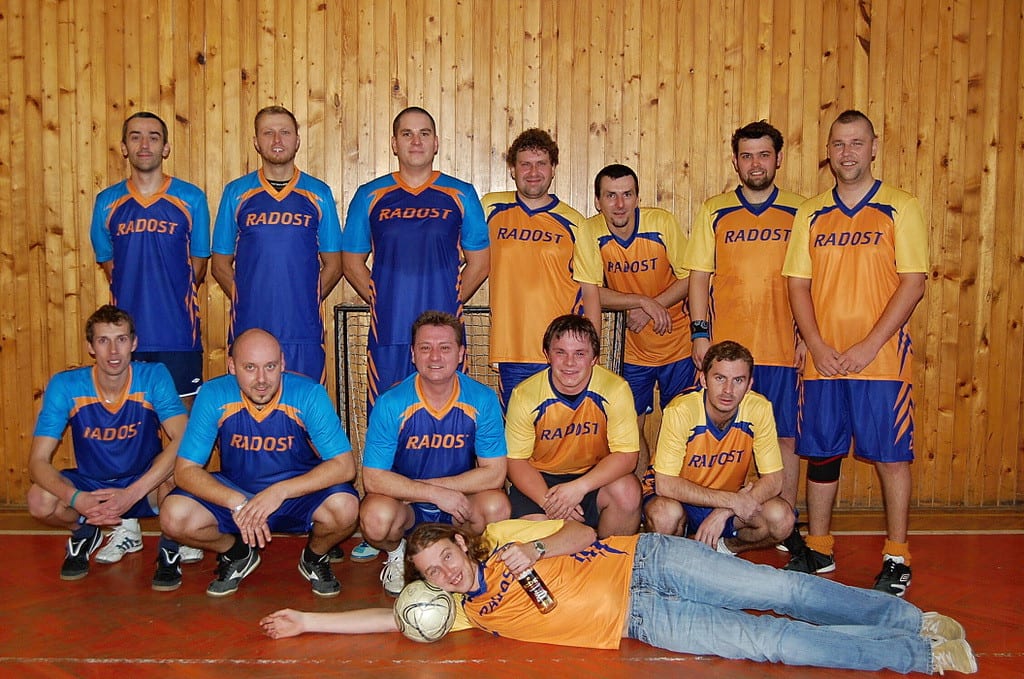 Fotogalerie týmů ve vyrobených fotbalových dresech od Bison Sportswear.