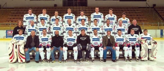 Hokejový tým v dresech Bison Sportswear