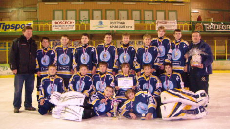 Hokejový tým v dresech Bison Sportswear