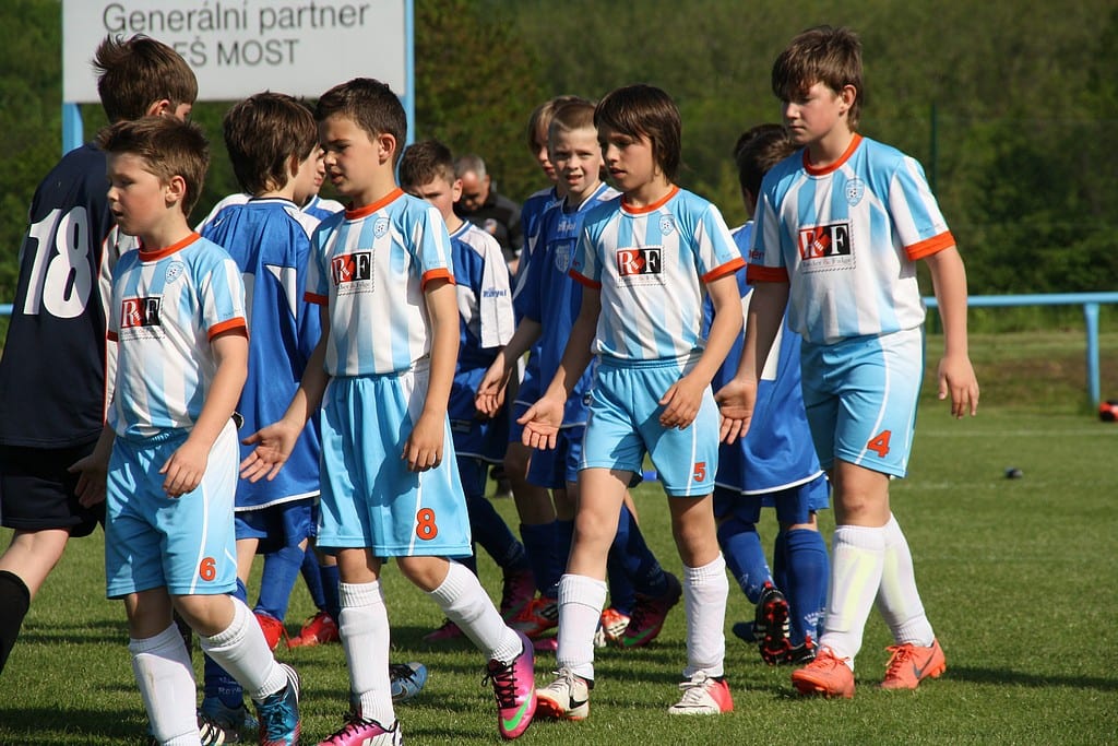 Fotogalerie týmů ve vyrobených fotbalových dresech od Bison Sportswear.