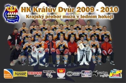 Hokejový tým v dresech Bison Sportswear