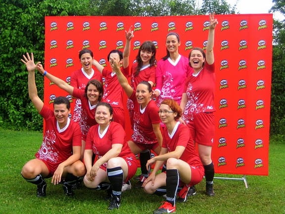 Fotogalerie týmů ve vyrobených fotbalových dresech od Bison Sportswear.