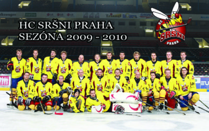 Hokejový tým v dresech Bison Sportswear