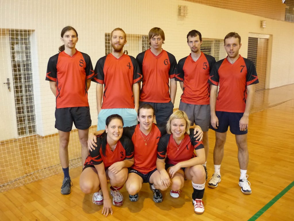 Volejbalové týmy v dresech od českého výrobce dresů a sportovního oblečení Bison Sportswear.