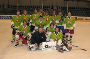 Hokejový tým v dresech Bison Sportswear