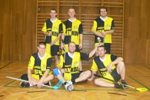 Florbalový tým v dresech Bison Sportswea