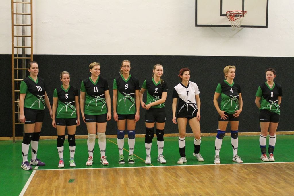 Volejbalové týmy v dresech od českého výrobce dresů a sportovního oblečení Bison Sportswear.