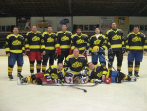 Hokejový tým v dresech Bison Sportswear