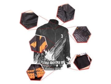 Týmová bunda Bison Sportswear.