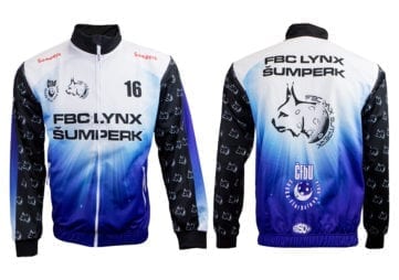 Týmová bunda Bison Sportswear.