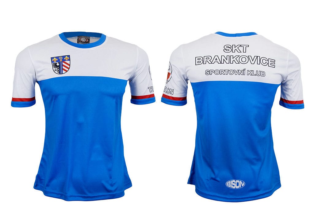 Dres atletického klubu od výrobce Bison Sportswear.