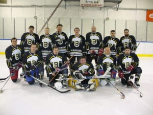 Hokejový tým v dresech od českého výrobce Bison Sportswear