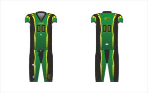 Návrh dresu na americký fotbal Bison Sportswear
