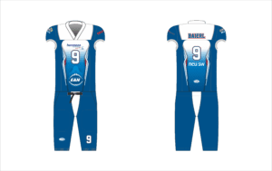 Návrh dresu na americký fotbal Bison Sportswear