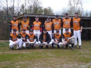 baseballový tým v dresech Bison Sportswear