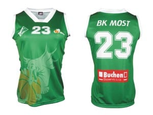 Basketbalový dres od výrobce Bison Sportswear.
