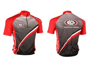 Cyklistické oblečení od výrobce Bison Sportswear.