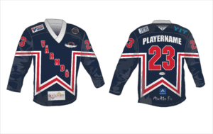 Návrh grafiky hokejového dresu Bison Sportswear