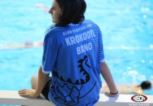 Plavecký klub Krokodýl Brno v oblečení Bison Sportswear.