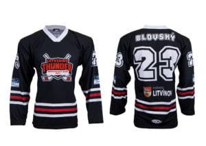 Hokejbalový dres - výrobce Bison sportswear, výroba hokejbalových dresů a týmového oblečení.