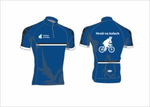 Návrh grafiky cyklistického dresu Bison Sportswear